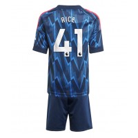 Stroje piłkarskie Arsenal Declan Rice #41 Koszulka Wyjazdowej dla dzieci 2025-26 Krótki Rękaw (+ szorty)